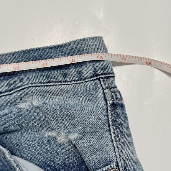 Pistola Cassie High Waist Ripped Crop Straight Leg Jeans In Los Feliz  Size 30 - Picture 9 of 16